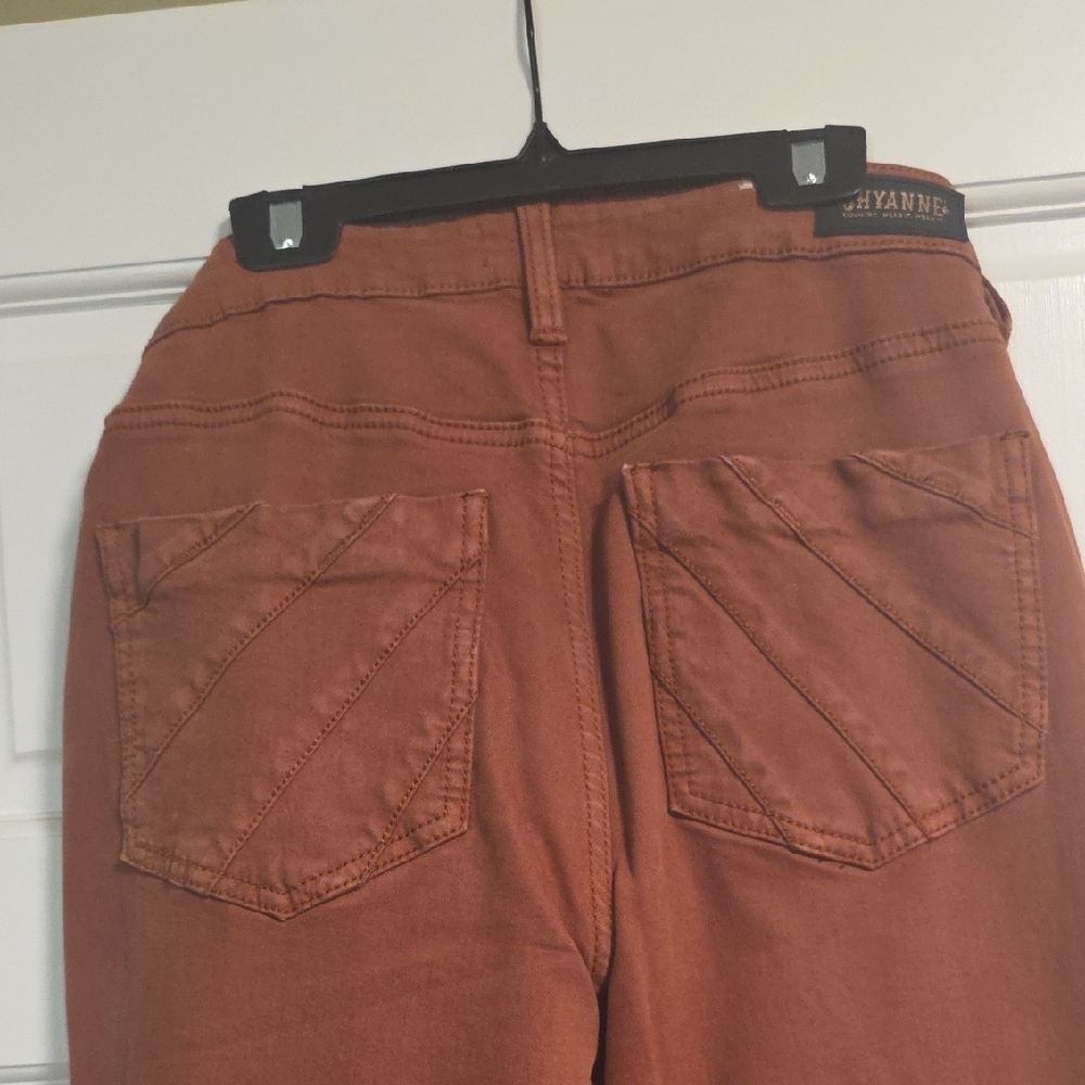 Shyanne Rust Flare & Wide Leg Jeans - Picture 7 of 7